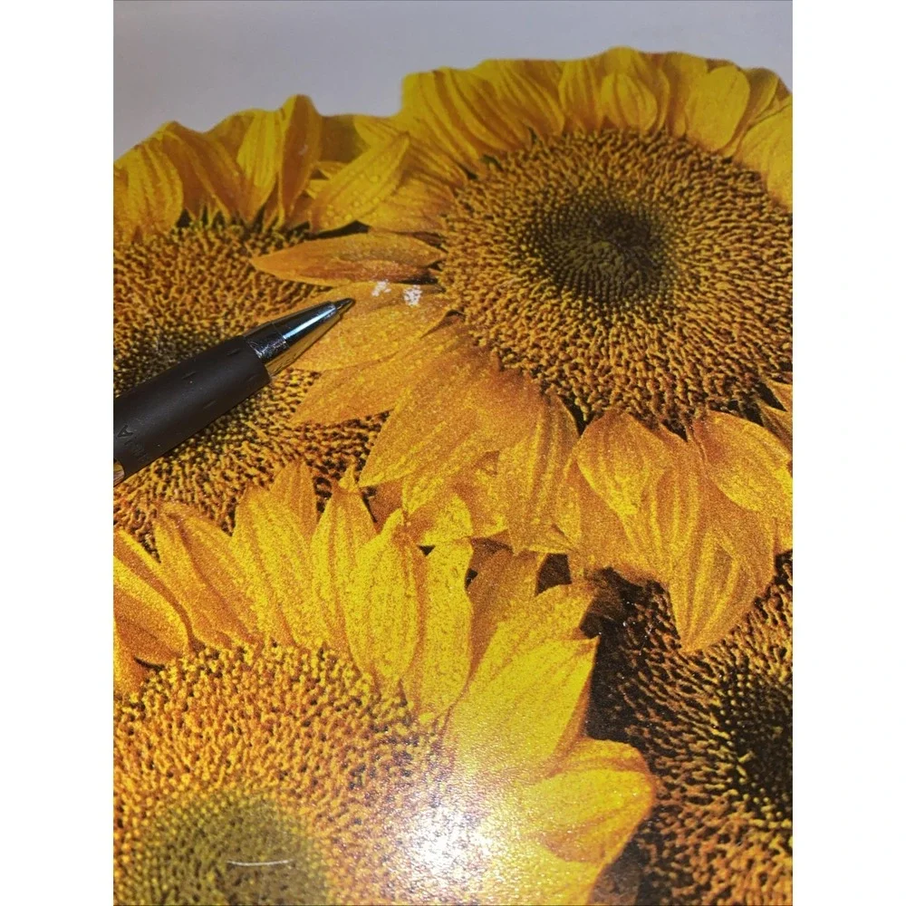 Sunflower Placemats Set of 4‎ Vinyl Summer Fall